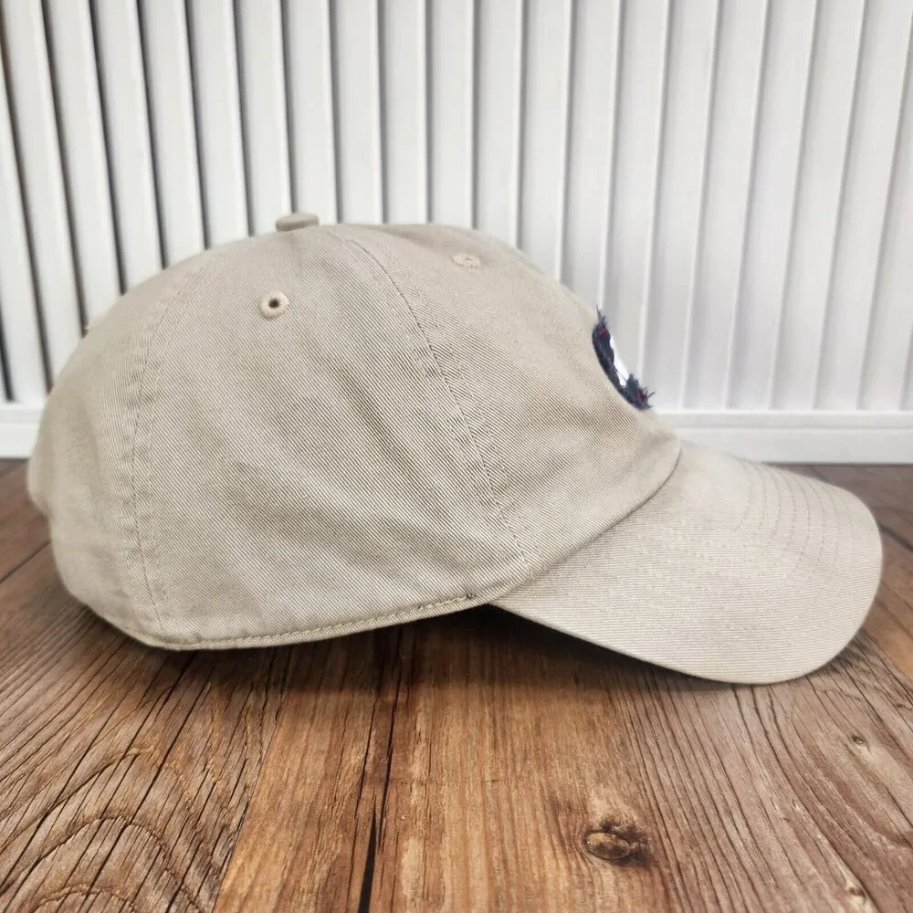 Adidas Canvas Classic Strapback Hat Cap Tan Patch Logo Casual Dad Outdoor Garden
